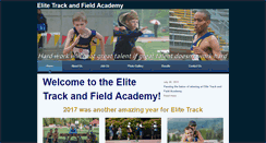 Desktop Screenshot of elitetrackandfieldacademy.com