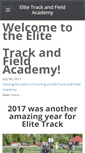 Mobile Screenshot of elitetrackandfieldacademy.com